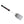 Load image into Gallery viewer, A silver Grillight LED Spatula with a black handle