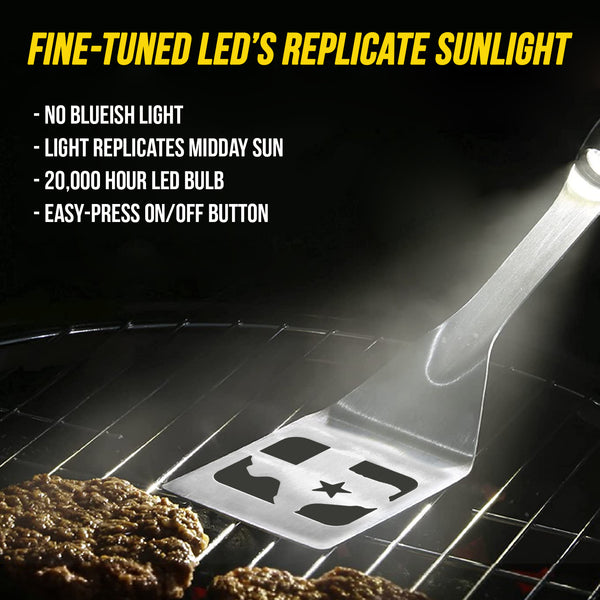 LED Spatula - Texas Lone Star Edition - Grillight.com