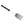 Load image into Gallery viewer, A silver Grillight LED Spatula with a black handle
